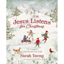 Jesus Listens for Christmas by Sarah Young Hardcover Book