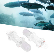 2 Stück Unterwasser-LED-Fischlichter Deep Drop Weiß Blinker Fasern Optische Fischlampe