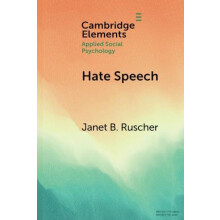 Hate Speech by Janet B. Tulane University Ruscher Paperback Book