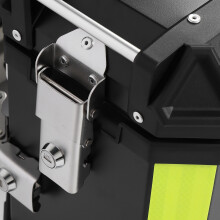 Aluminium Seitenbox Motorrad 28L mit Reflektoren