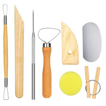 8 Herramientas de Arcilla, Herramientas para Tallar y Dar Forma, Dibujo en , Herramientas Hechas A Mano, CeráMica de Madera, Esculturas de