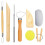 8Pcs Clay Tools, Carving and Shaping Tools, Blank Drawing, Handmade Tools, Wooden Pottery, Clay Sculptures 1