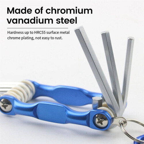 Folding Hex Key Box End Wrench Set Flat   Spanner Key Set Repair Car Hand Tools B 2