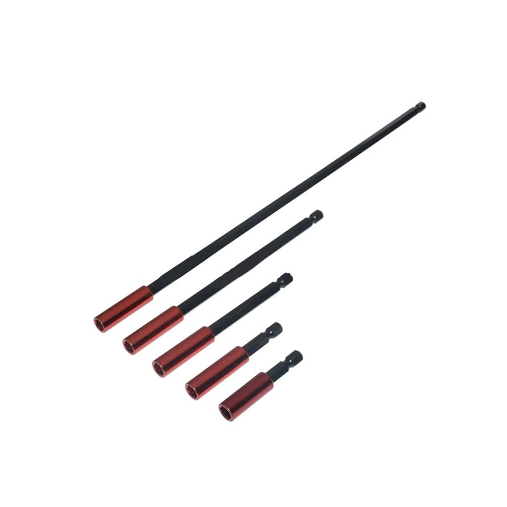 5Pcs Quick Release Bit Holder 1/4Inch Hex Screwdriver Drill Bit Holder Long Handle Screwdriver Tip Holder For Screw Bit 6034186064017