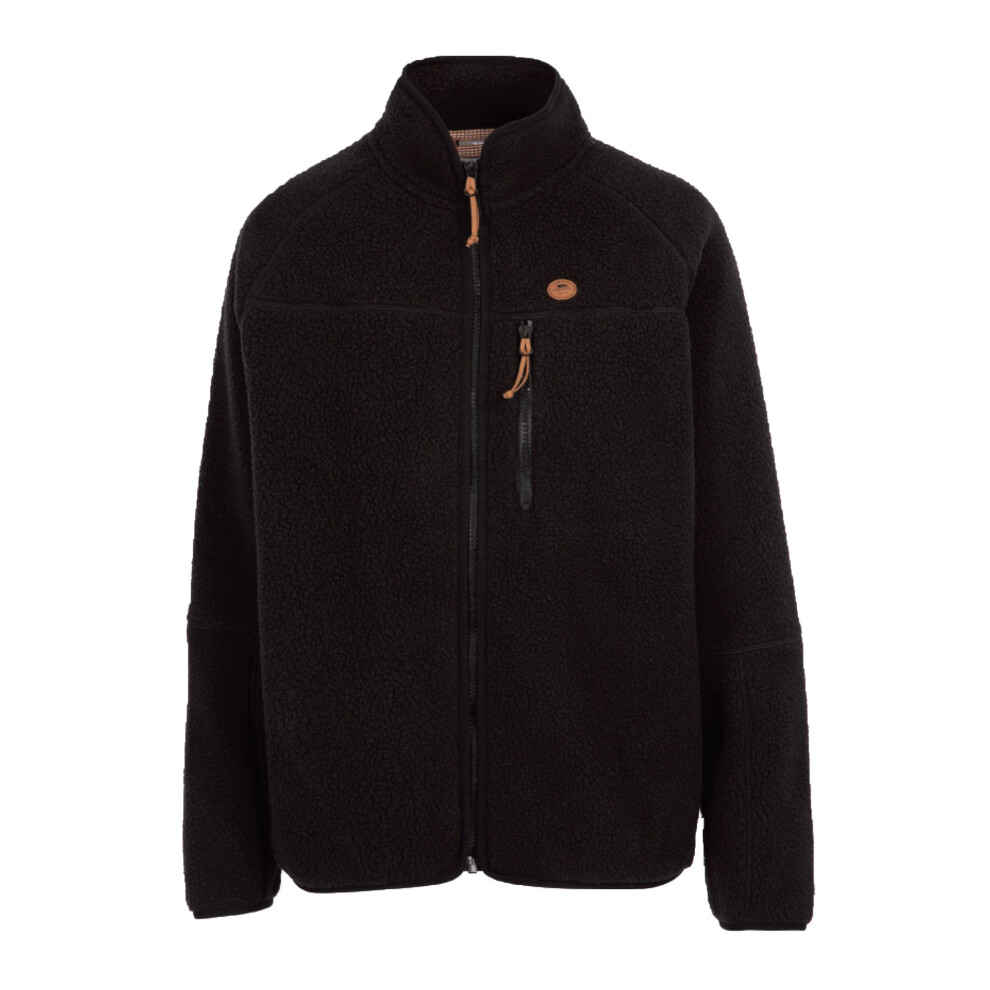 Trespass Women's Black Quake Leather Trim Fleece Jacket - Xl - 100% Polyester - Image 3