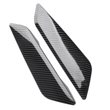 1Pair Car Side Strips Flow Intake Cover Trim for 5 Series G30 G31 2018-2023 Air Wing Decor Hood Carbon Fiber