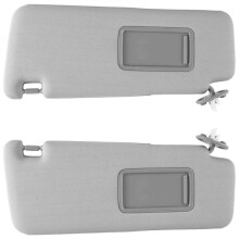 1Pair Car Sun Visors 74320-35A91-B1 74310-35B01-B1 for 4RUNNER 2010-2023 Sunvisor Shades with Vanity Mirror Grey
