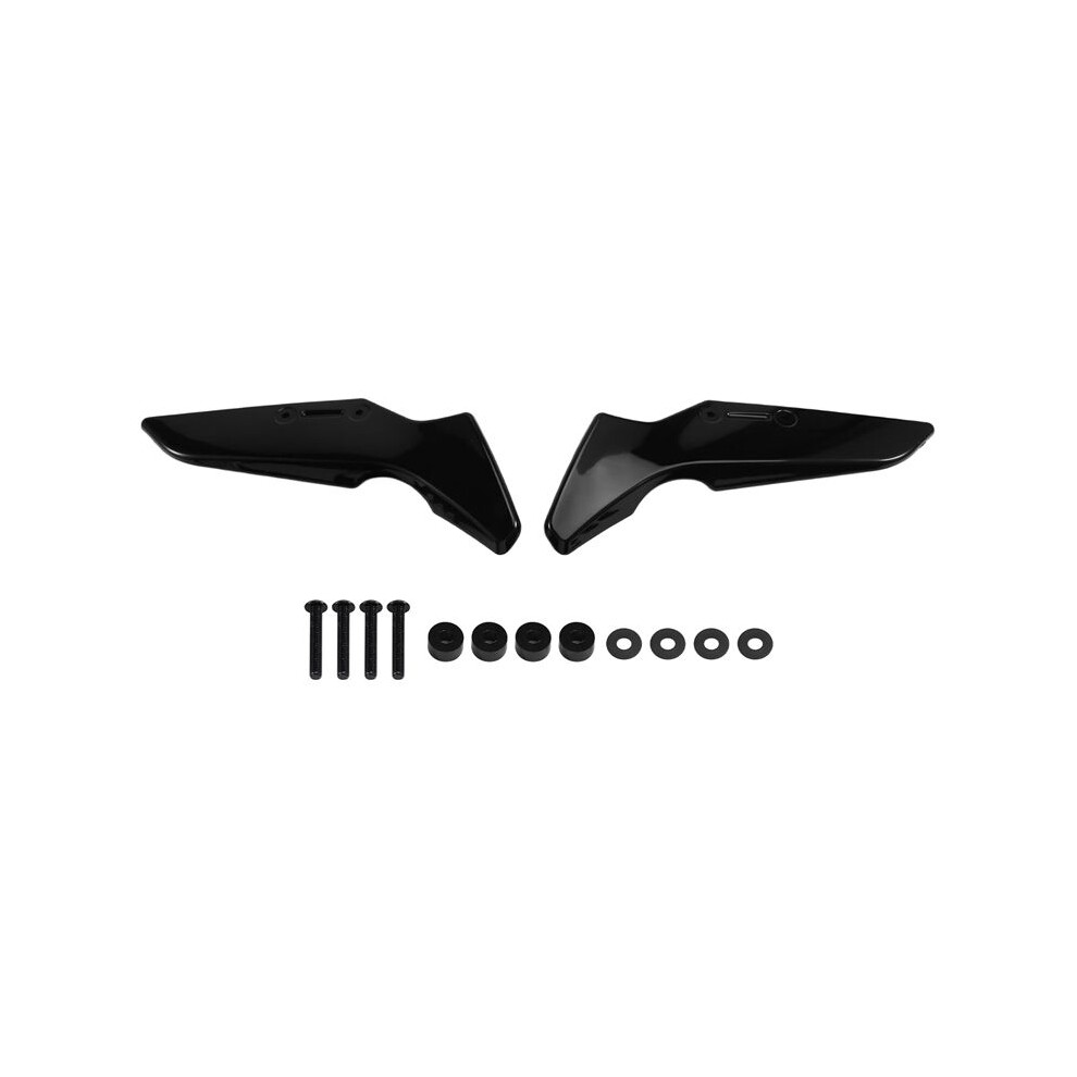 Motorcycle Windshield Side Wind Deflector Spoiler Fly Screen For Mt-125 Mt-15 Mt125 Mt15 2020-2023 Black 6034194450598