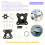 06193-ZW9-020 Complete Water Pump Rebuild Kit for  BF8D,BFP8D BF9D,BFP9.9D 6