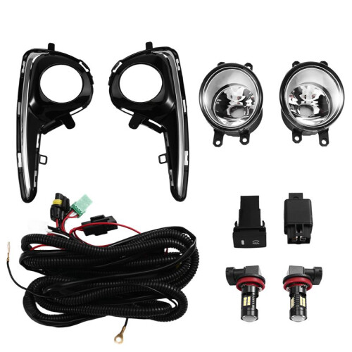 Car Front Bumper Light Fog Light Set Assembly for  Yaris 2018-2020