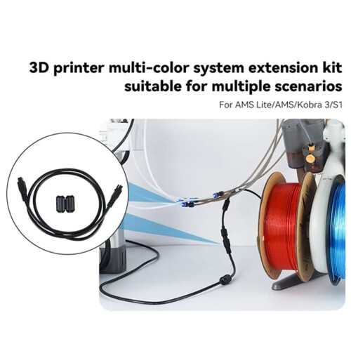 For  AMS Lite 2M 4-Pin Extension Cable for  A1/A1mini 3D Printer 2