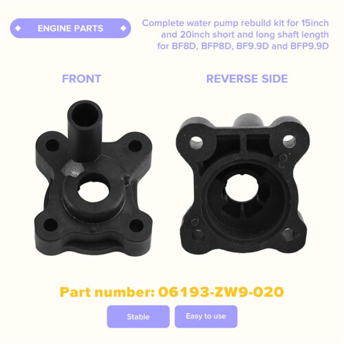 06193-ZW9-020 Complete Water Pump Rebuild Kit for  BF8D,BFP8D BF9D,BFP9.9D 2