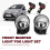 Car Front Bumper Light Fog Light Set Assembly for  Yaris 2018-2020 4