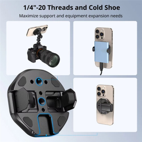 Magnetic SSD Holder for  Attachable Phone Clamp for External SSD for ,,Crucial 2