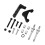 Motorcycle Steering Stabilizer Damper Mounting Bracket Kit for  Hyperstrada 821 939 Hypermotard 939 821 SP 4