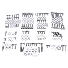 SBC Engine Bolts Complete Kit for Chevy 265 283 305 327 350 400 Hex Set Stainless Small Block Engine Bolt Kit