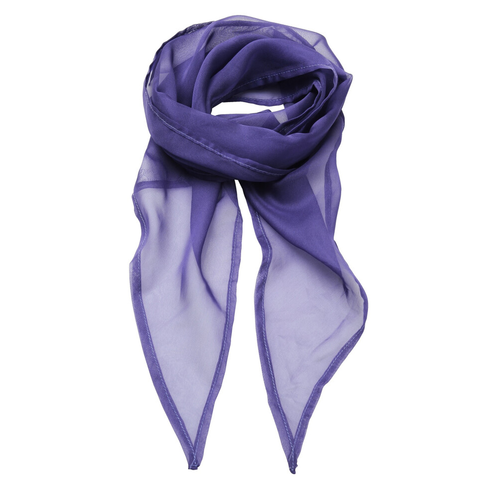 Premier (One Size, ) Ladies/Womens Work Chiffon Formal Scarf Purple
