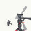 Hydraulic Gimbal Tripod Accessory for Enhanced Camera Stabilization Small Hydraulic Damping Gimbal 3