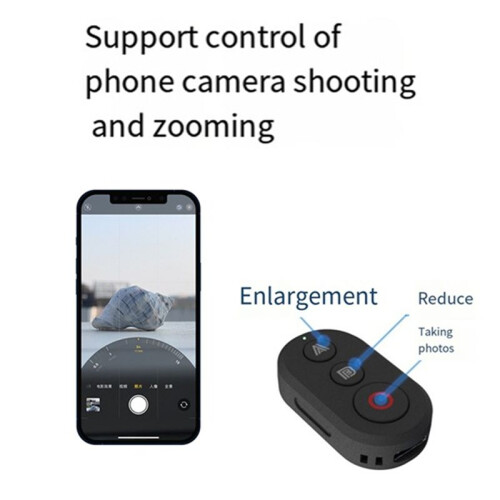 For Action 5/4 Wireless  Remote Control with Wrist Strap Zoom Function One-Key Wake- for  Osmo Action 5/4