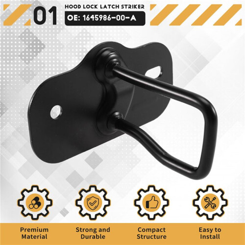 for  Model 3 2021-2024 Car Front Hood Lock  Striker 1645986-00-A 2