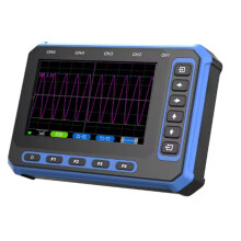 TOOLTOP Digital Oscilloscope 5-Channel 1MHz Bandwidth Tablet Oscilloscope 4.3-Inch Large Scrren USB Oscilloscope