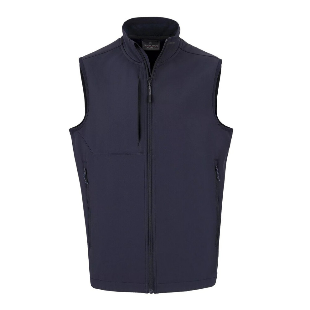 Craghoppers Men's Dark Expert Basecamp Softshell Gilet - Navy - Xxl - Navy - 94% Polyester/6% Elastane - Image 2