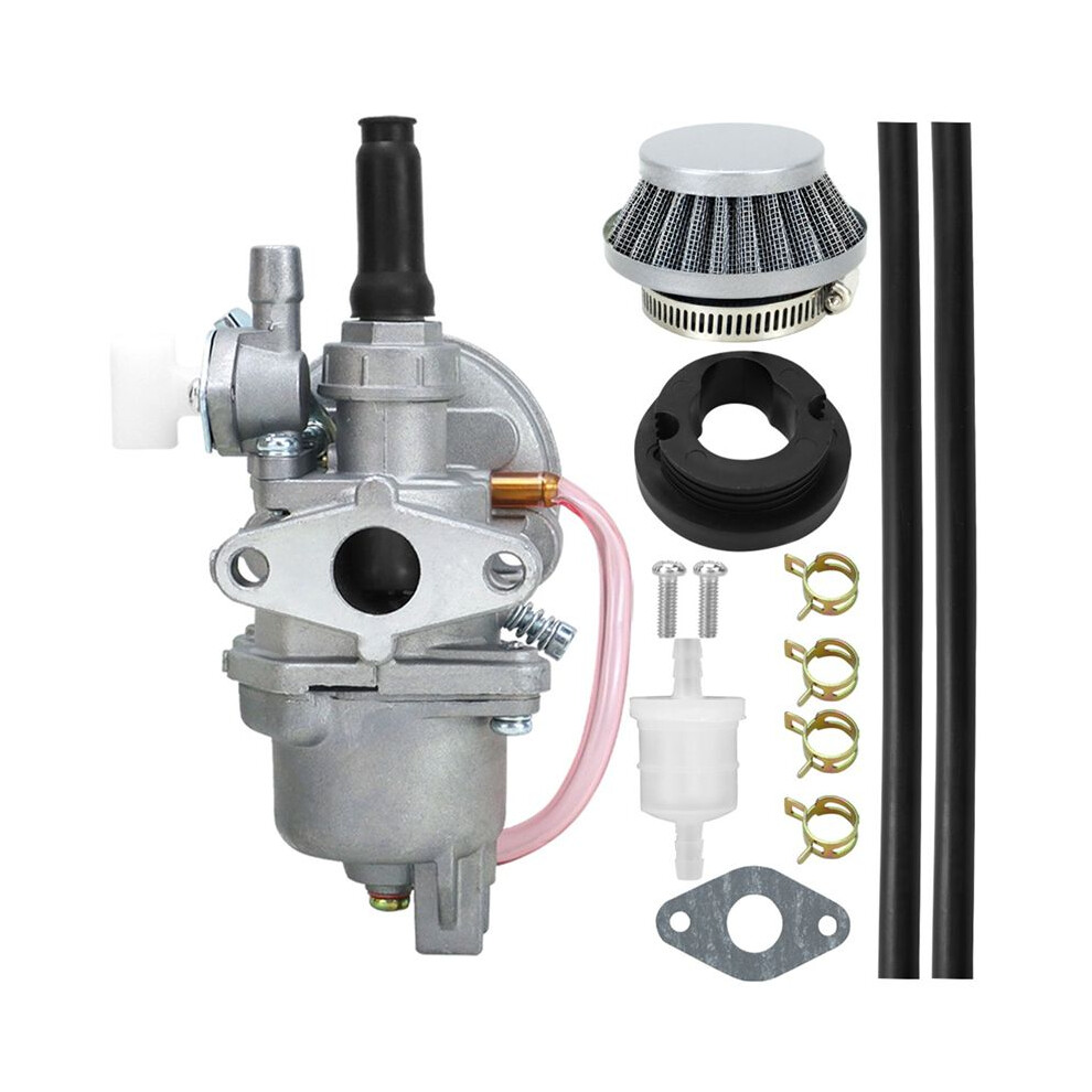 Carburetor For 43Cc 47Cc 49Cc 50Cc Moto Holeshot Dirt Bike Pit Pocket Rocket Super Bike Minimoto Atv Quad Go Kart 4712105121417