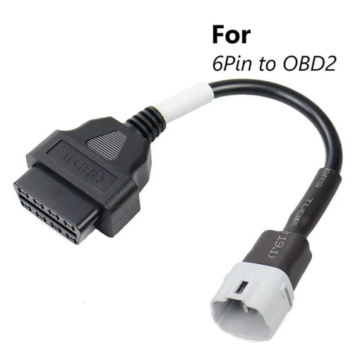 1pcs Motorcycle OBD Diagnostic Cable for  6Pin to 16Pin OBD2 Diagnostic Scanner Adapter 1