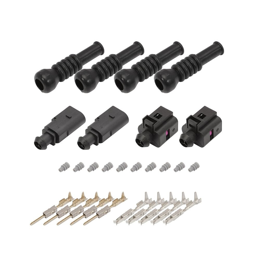 Male Female Connector Sensor Plug Adapter Plug Clip Kit 1J0973702 1J0973802 6N0906102 For 4712970519081