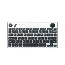 Wireless Trackball Keyboard,78-Key, Keyboard with Trackball Air Mouse 1600dpi , for TV Phone Laptop