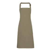 (One Size, Olive) Premier Colours Bib Apron / Workwear (Pack of 2)
