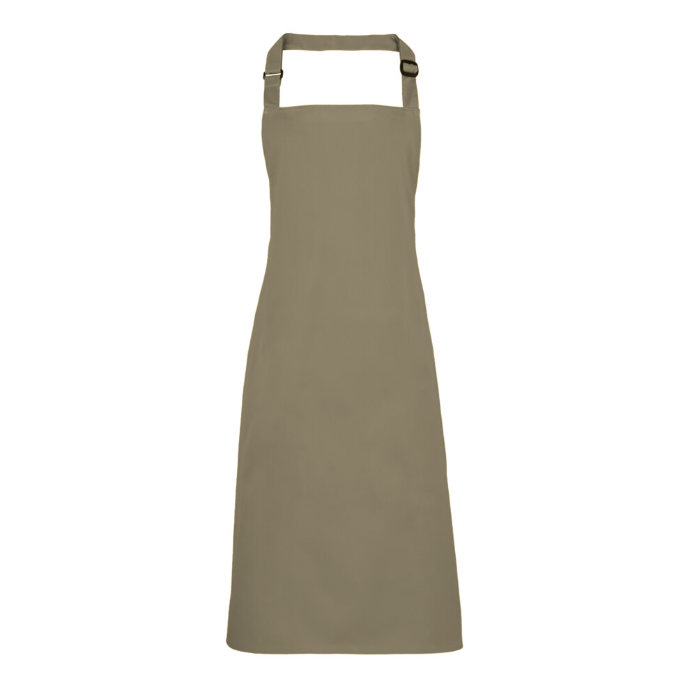 Premier (One Size, Olive) Colours Bib Apron / Workwear (Pack Of 2) Multicoloured