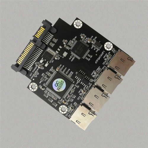 Adaptador  para  de 4 Portas, /TF de 2,5 Polegadas para Disco Rígido Eletrônico , SSD de Fabricação Própria, Unidade de Estado Sólido, 2