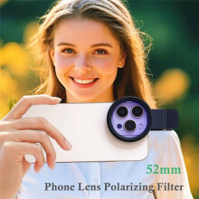 CPL Clip- Phone Camera Lens Filter,for 16 15 14 13 12 11, BLU,, and Other Phones