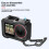 Quick Release Cage for OSMO ACTION 5PRO  Camera Foldable Mount with Cold Shoe Full Protective Frame Case 10