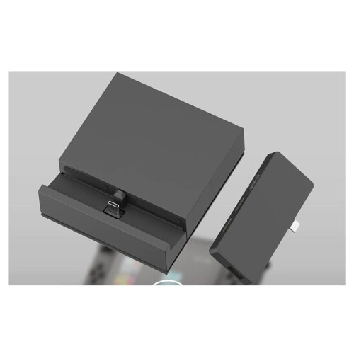 Type-C Dock Stand for Console Multifunction Docking Charging Station with Detachable USB C Hub Card Port B 2