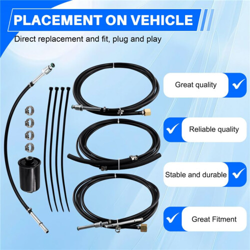 1Set Complete Nylon Fuel  Replacement Kit for   Gas Trucks 1988-1997 1