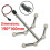 1 Pcs Universal Car  Pressure Sensor Safety Belt Warning Reminder Pad 6
