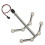 1 Pcs Universal Car  Pressure Sensor Safety Belt Warning Reminder Pad 5