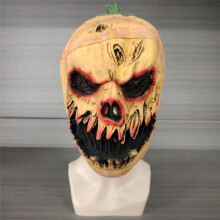 Horror Pompoen Masker Cover Halloween Decoratie Enge Pompoen Carnaval Kostuum Props Party Dress Latex Masker