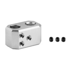 For Prusa I3 MK4 Extruder Aluminum Heating Block+Heating Rod+Thermal Wire 3D Printer Accessories
