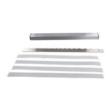 Gitaarhals Fret Leveling Bar Luthier Tools met Schuurpapier en Gitaarhals Gekerfde Rechte Randliniaal