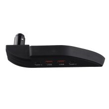 Car USB Type-C Splitter Adapter Fast Charger Shunt HUB Docking Station for Camry 18-23