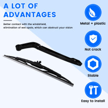 Rear Windshield Wiper Arm Blade Set DKB500690 for 4 2004-2016