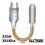 USB C to 3.5mm DAC Earphone Amplifier Headphone Amp ALC5686 Hifi Digital Audio Decoder AUX Audio Cable Adapter Converter 8