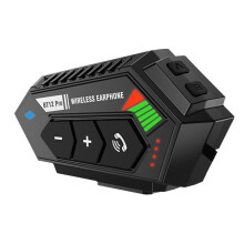 BT12Pro New Colorful Lights 5.3 Solution Motorcycle Helmet Headset Waterproof Noise Reduction 2000MA Battery
