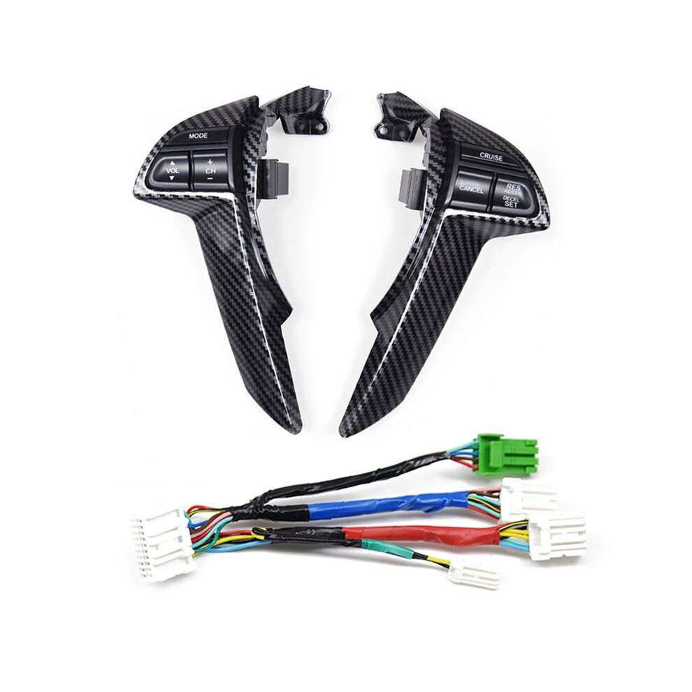 Car Steering Wheel Cruise Control Multifunction Volume Adjustment Button For Accord 2008-2012 ,No Holes 6031602095716