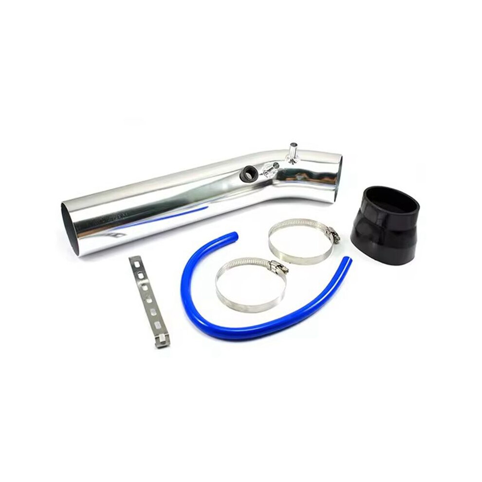 Universal 3Inch Car Air Intake Pipe Modification Kit Aluminum Alloy 76Mm Intake Duct Pipe Silver 4712087767092
