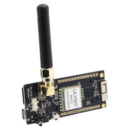 LILYGO Placa de Desenvolvimento LoRa32 V2.1 ESP32 com WiFi, , Display OLED de 0,96 Polegadas, Módulo Sem Fio LoRa32 V2.1 de 868 MHz 2