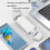 10gbps M.2 NVME SSD High-Speed Solid-State Mobile Hard Disk Box JMS583 Master Control with USB TYPE-C Dual- PHDK 8